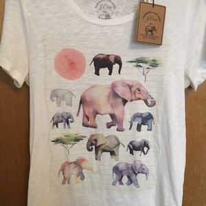 J Crew T shirt The David Sheldrick Wildlife Trust